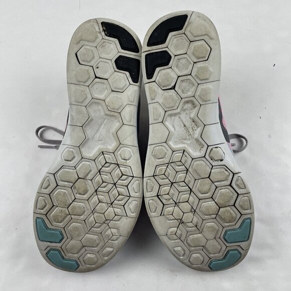 Nike Free RN Distance Athletic Running Shoe Women’s 9 827116-006 Gray Pink - Picture 6 of 9